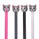 Gel-ghost pen, blue rod, kitten mix