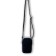 Cross-Bodi bag, lightning department, external pocket, black color