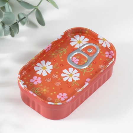 Casket Metal "Flower Motives" mix 10x6.5x3 cm-2