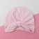 Baby cap I "strip" size 48, pink color