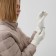 Women's gloves minku 21 cm white