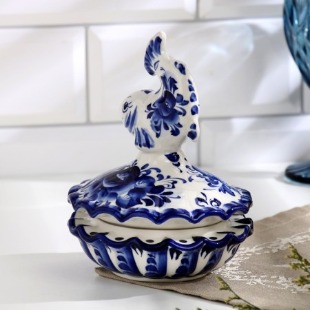 Caviar "fish", gzhel-1