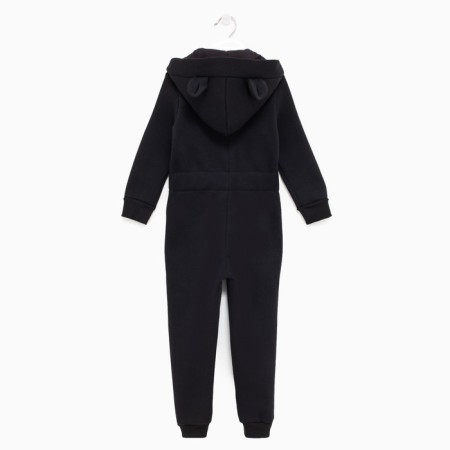 Комбинезон детский с начёсом KAFTAN "Basic line" р.26 (80-86), черный-11
