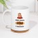 Sublimation mug "I love sweet and semi -sweet"