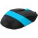 Mouse A4Tech FSTYLER FM10S Black/Blue Optical (1600DPI) Silent USB (3but)