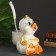 Starfish stand "Duckling", with a brush