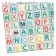 A set of volumetric stickers Djeco "Latin letters"