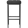 Har loth metal stool/eco -leather, black/black 35x35x65 cm
