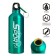 Water bottle, 650 ml, Master K, 21 x 7 cm, aluminum case, mix