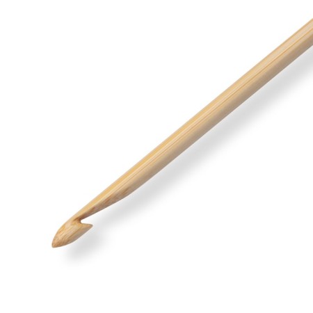Knitting hook, bamboo, 4.5 mm/15 cm-2