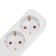 Extension cord Standard 2 nests, 1.5m, 3x1.0mm², s/h, white rexant