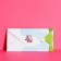 An envelope for money with a wooden element "Congratulations!" fox