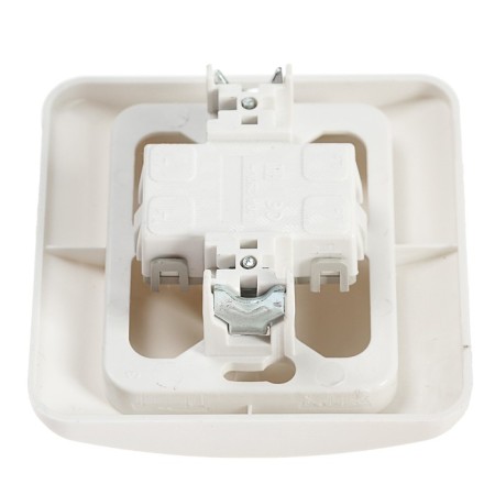 Luazon Lighting "ECB" switch, 10 A, 1 key, white-2