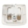 Luazon Lighting "ECB" switch, 10 A, 1 key, white