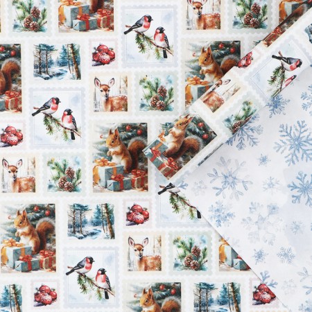 Double -sided craft “New Year's brands”, 70 x 100 cm, New Year-1