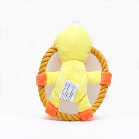 Textile toy "chicken in the ring", 18 x 13 cm-1