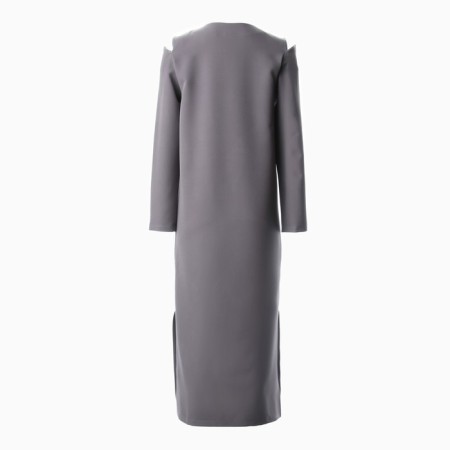 Women's dress Minaku: Casual Collection Graphite Color, Rr. 46-15