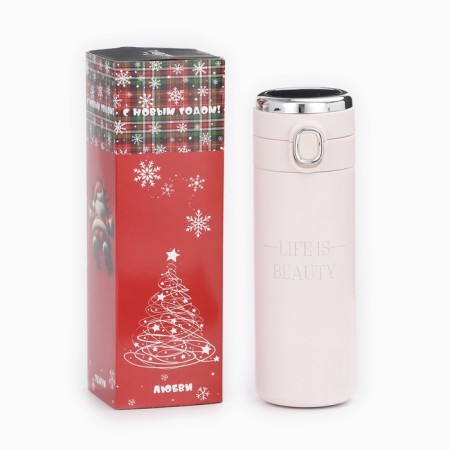 Thermal circle, 420 ml, Simple Life is Beauty, saves heat 8 hours, thermometer-14