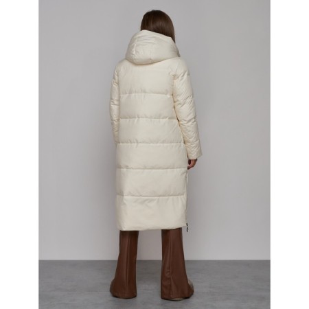Coat insulated winter female, size 48, color light-beige-19