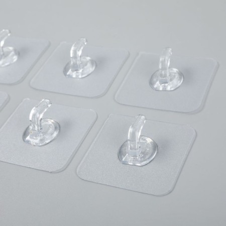 Self -adhesive wall -mounted transparent, 5.6 × 5.6 cm, 10 pcs-2