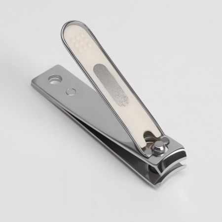 Kusachki - Mesipser manicure, with a file, 6 cm, silver color-1