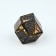 Calendar polygonal assembly rhombus "Black-gold", 6 x 5 cm