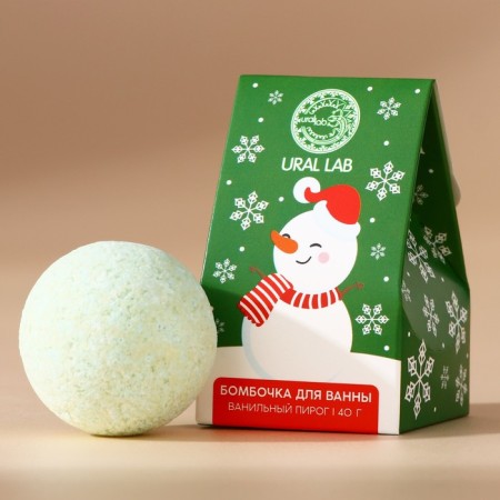 New Year's bomb for a bath, 40 g, vanilla cake aroma, New Year-1