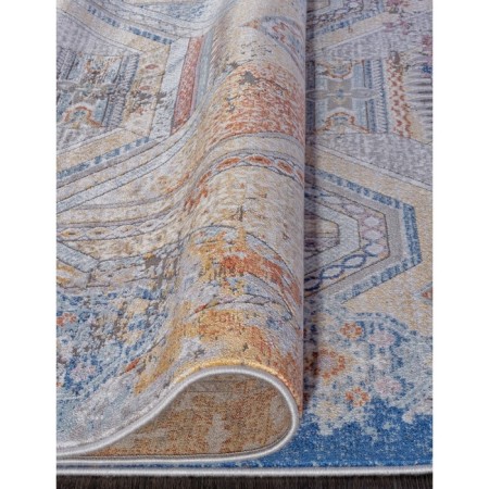 Rectangular carpet Karmen Hali Rim, size 228x400 cm, color Grey/Grey-1