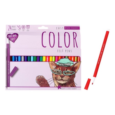 Fleeters 24 -ZV BrunovisConti Easycolor, layer, hexagon, in cards box