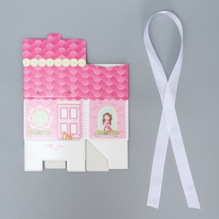 Gift folding box, packaging, “princess house”, 15 x 18 x 10 cm-5