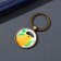 Trick Glass, Metal "Circle. Chipper in a leather cap" D = 3 cm
