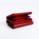 Women's wallet on the button, red color