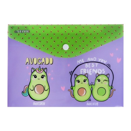 The convert folder on the A5 button, 240 x 170 mm, 150 microns, horizontal, Devente Avocado