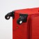 Small suitcase 24 "on lightning, code castle, with extension, red color