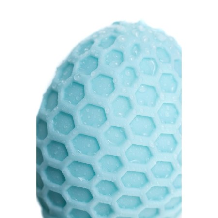 Masturbator A-Toys Pufl, turquoise, three, 6 cm d 2.7 cm-2