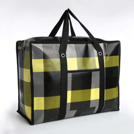 Lightning on a zipper, 35 liters, black/yellow color