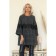 Cardigan female, size 46, gray color