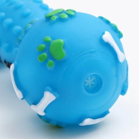 The food toy "dumbbell 500 kg", 17.5 cm, blue-2