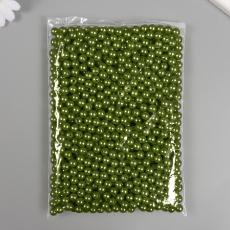Set of beads "Pearls" d 8 mm, 250 g, khaki-2