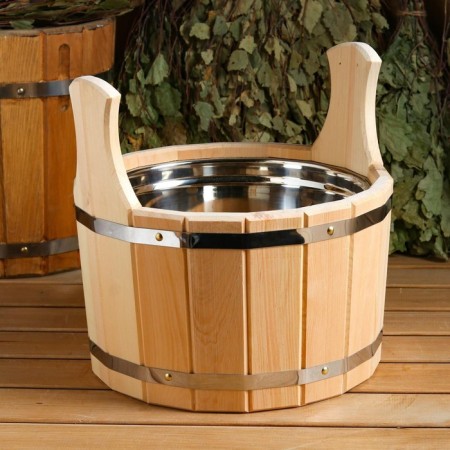 Cedar gang, 10 l, stainless insert-1