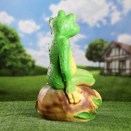 Garden figure "Bolshoi Frog" 30x23x52cm-4