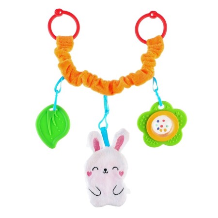 Stretching - Soft rattle on the crib/stroller "Bunny", I crush me-3