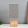 Table lamp "Cube" 1x40W E27 Light wood 11.5x11.5x27cm