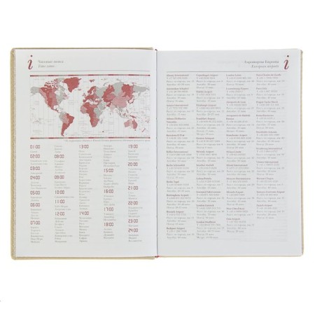 Delivery of a low -up a5, 160 Velvet sheets, hard cover, artificial leather, beige-1
