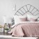 Konni set: cover 230 x 250 cm, pillowcase 45 x 45 cm - 2 pcs, pink color