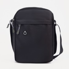Male bag, black color