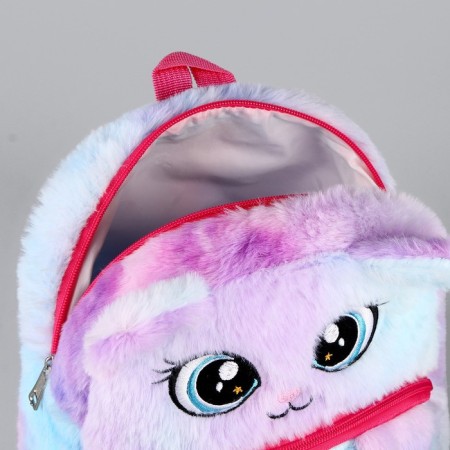 Baby plush backpack for the girl "Cat Fluffics", 24 × 22 × 7 cm-5