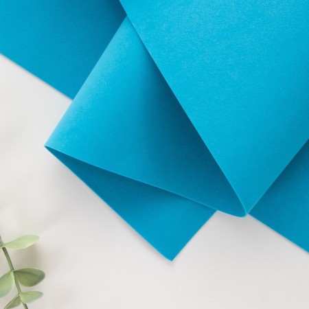 Foamiran "azure" 1 mm set 10 sheets 50x50 cm