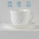 Service Tea Dauva "Diva", 12 items: 6 cups 190 ml, 6 saucers, glass ceramics
