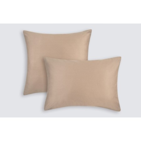 Set of pillowcase "Monopasse", size 70x70 cm - 2 pcs, beige color-1
